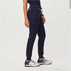 Figs Navy Blue Jogger Scrub Pants